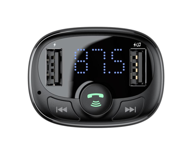 Baseus Transmiter FM bluetooth MP3 z ładowarką samochodową - 1193692 - zdjęcie 2